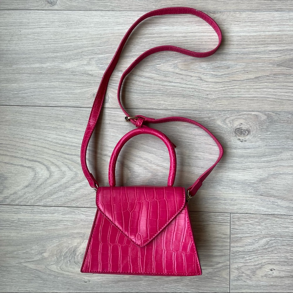 Hot pink mini purse